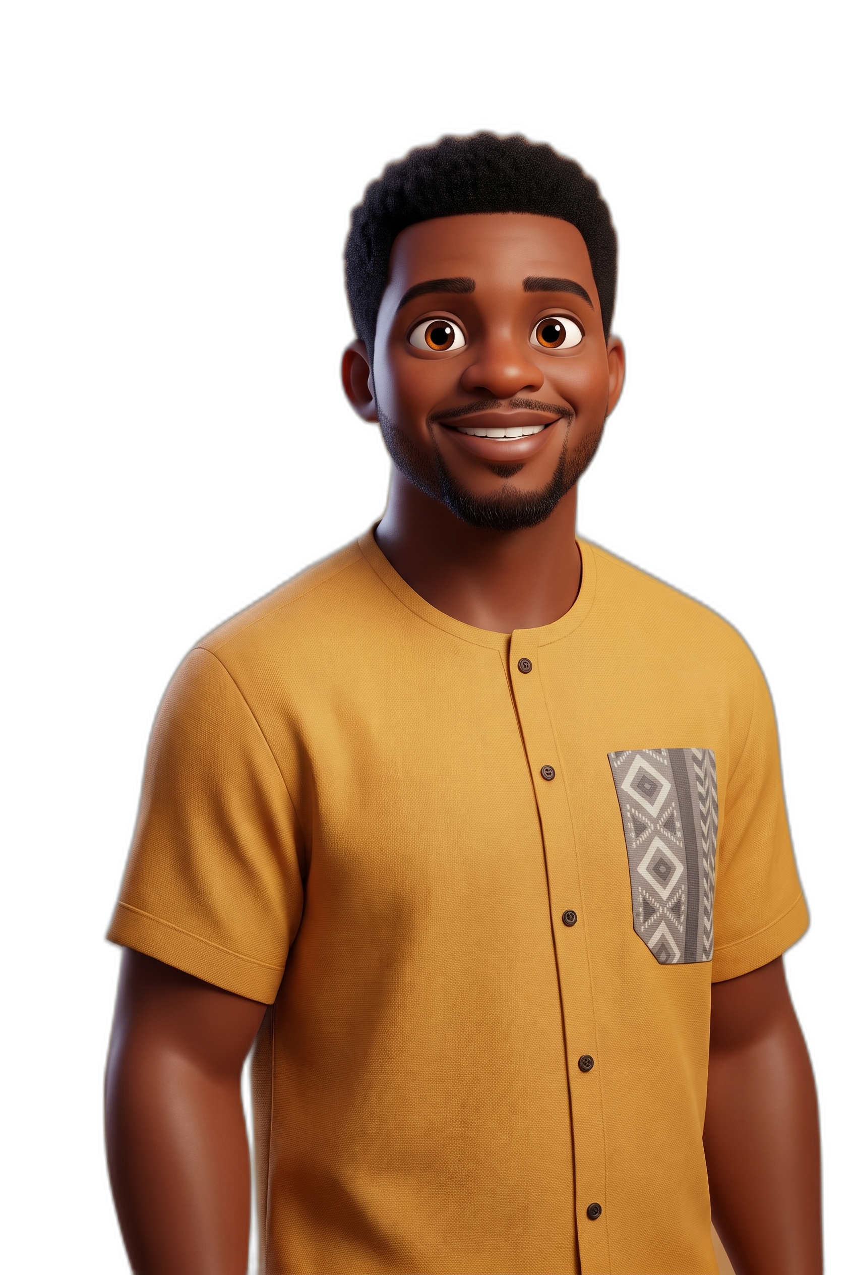 Cartoon portrait of Toyin